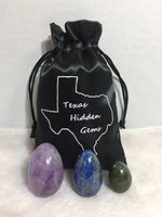 Texas Hidden Gems Amethyst, Lapis and Jade Yoni Eggs Kegel Exercise Weights