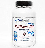 Safflower Oil Linoleic Acid 6g // 100 Capsules // Pure // by PureControl Supplements