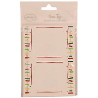 JAM PAPER Christmas Gift Label Stickers - 2 1/4 x 3 1/2 - Colorful Fiesta - 24 Labels/Pack