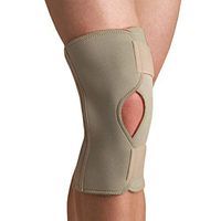 Thermoskin Open Knee Wrap Stabilizer Knee Brace, Beige, XX-Large