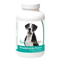 Healthy Breeds Dog Probiotic & Digestive Support Tablets for Great Dane, Black - Over 200 Breeds - for Gas Diarrhea & Constipation - 60 Chewable Tablets