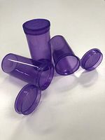 Pop Top Containers, Translucent Purple 13 Dram (1000 Pack, Purple Translucent)