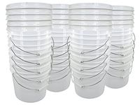White 2 Gallon Bucket with Gamma Seal Lid (20)
