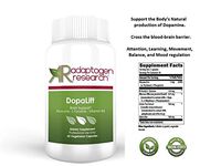 DopaLift | Natural Production of Dopamine | Brain Support with Mucuna Pruriens, L-Tyrosine, Vitamin B6 | 60 Vegetarian Capsules | Adaptogen Research