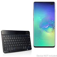Samsung Galaxy S10 Plus Keyboard, BoxWave [SlimKeys Bluetooth Keyboard] Portable Keyboard with Integrated Commands for Samsung Galaxy S10 Plus - Jet Black