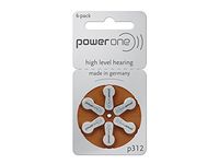 Power One p312 mmFqcj Hearing Aid Battery, 60 Count (3 Units)