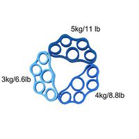 PuuuK Silicone Finger Stretcher, Grip Strength Enhancer, Adult Child Athlete Resistance Training with Pianist Forearm Wrist Extension,A