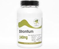 Strontium 340mg Bone Support ~ 200 Capsules - No Additives ~ Naturetition Supplements