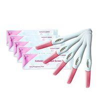 1x/3x/5x/10x Pregnancy Test Strips,Household Midstream Sticks Ultra Early Detection 10mIU HCG Urine Testing Kits (1Pcs, White)