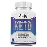 Platinum Fit Keto - PFN - Advanced Weight Loss with Metobolic Ketosis Support - 60 Capsules - 1 Month Supply