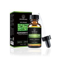 Peppermint Essential Oil, 100% Pure Organic and Natural, Therapeutic Grade Peppermint Oil for Diffuser,Relaxation, Hair and Body Blends (4oz)