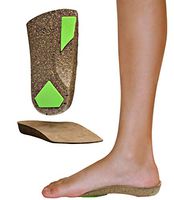KidSole 3/4 Length Cork Neon Shield Arch Support Insole for Kids with Foot Pronation, Flat feet, or Any Other undiagnosed Arch Support Issues. (Kids Size 0-3.5)