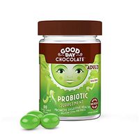 Good Day Chocolate Probiotic Supplement for Digestive Health & Immune Support (80 Count)