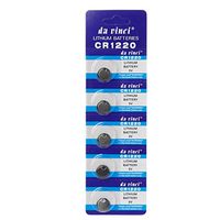 Sara-u 5PCS Button Battery CR1220 Lithium Coin Cell Batteries 1.55V DL1220 BR1220 LM1220 CR 1220 Electronic Watch Toy Remote