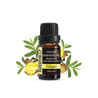 Essential Oils, Aromatherapy Essential Oil 100% Pure Lavender, Rosemary, Rose, Tea Tree, Geranium Flower Scent Essential Oil Gift for Parents, Friends (Ginger)