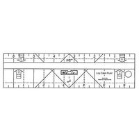 Log Cabin Ruler 1/2" & 1" - Bloc Loc