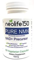 Neolife150 Pure NMN Anti-Aging Supplement 100% Pure Potency Certified by Independent Lab (150mg Capsule)