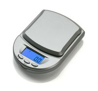 AMERICAN WEIGH SCALES BCM-650-SL Pocket Size Digital Scale, 650gm Capacity, Silver