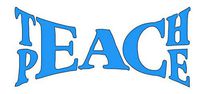 Home Grown Claremore Teach Peace - Vinyl Decal Sticker - Multiple Sizes and Colors (Blue, 5.5" X 2.5")