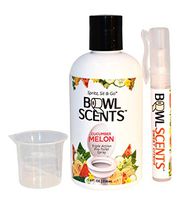 BOWL SCENTS Refill | 8oz Bottle | Triple Action Pre-Toilet Spray | Traps & Neutralizes Toilet Odors | Includes Refill Cup & Traveler