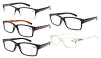 Eyekepper Mens Vintage Reading Glasses-5 Pack Glasses for Men Reading,+2.75 Reader Eyeglasses Women