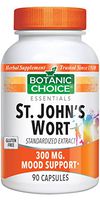 Botanic Choice St. Johns Wort 300 mg, 90 Capsules (Pack of 2)