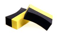 Beracah Professional Tire Dressing Applicator Curved Foam Sponge Pad 5Pack