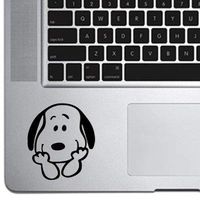 Snoopy Cute Dog Silhouette Decal for Trackpad Laptop MacBook