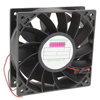 MD1238X24B-FSR, DC Fan Axial Ball Bearing 24V 10V to 28V 205CFM 62dB 120 X 120 X 38mm