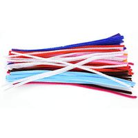 HEEPDD Pipe Cleaners, 200PCs Assorted Colors Chenille Stems Handmade Puzzle Plush Toys for Arts and Crafts Kindergarten Children Gift 6mm x 11.8 Inch
