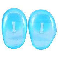 Ear Cover Protector, 2pcs Blue Ear Cover Shield Anti Staining Plastic Guard Protects Earmuffs From The Dye