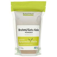 Banyan Botanicals Brahmi/Gotu Kola Powder, 1/2 Pound - USDA Organic - Centella asiatica - Ayurvedic Herb for The Brain & Nervous System