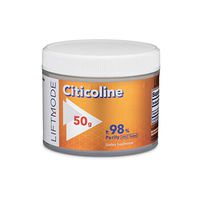 LiftMode Citicoline (CDP Choline) Powder Supplement - for Memory & Learning Support | Sharpens Focus | Vegetarian, Vegan, Non-GMO, Gluten Free - 50 Grams (200 Servings)