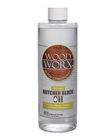 WoodWorx Butcher Block and Cutting Board Oil Conditioner - Food Grade - 16 Ounce Bottle