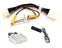 Retain OEM Factory Backup Reverse Camera to New Aftermarket Car Stereo Display/Navigation Radio Wire Harness w/ 6 Volt Converter for Some Toyota and Scion - Compatible Vehicles Listed Below