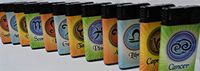 18 Assorted Wide Zodiac Design Electric Lighters (Designs Randomly Selected) 1273ZOD-18