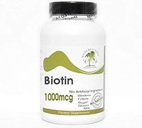 Biotin 1000mcg ~ 200 Capsules - No Additives ~ Naturetition Supplements