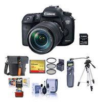 Canon EOS 7D Mark II DSLR Camera with EF-S 18-135mm is USM Lens, W-E1 Wi-Fi Adapter Kit - Bundle with Camera Case, 32GB Compact Flash Card, Remote Shutter, 67mm Filter Kit, MAC Software Pack and More