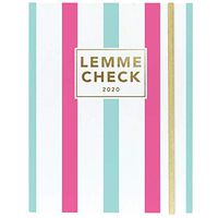 Graphique Hidden Wiro Agenda, Stripes - 18-Month 2020 Planner (July '19-December '20) Includes Weekly and Monthly Color Grids and Organizational Stickers, Elastic Strap Closure, Measures 7" x 9.25"