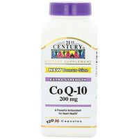 21st Century CoQ10 200 mg Capsules Maximum Strength - 120 ct, Pack of 2