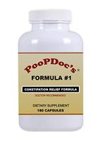 PoopDoc's Constipation Relief Formula #1 (Large Bottle - 180 Cap)