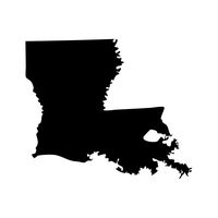 Louisiana Pelican State Bayou Tiger Pride Decal Sticker - Black 5" Vinyl Decal for Cars, Macbooks, and Other Laptops