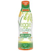 Veggie Collagen Liquid Drink Colágeno Vegetal - Vegan Collagen Builder for Anti-Aging, Healthy Skin & Hair, Strong Joints, Bones & Nails - Collagen Protein Biotin - 32 oz