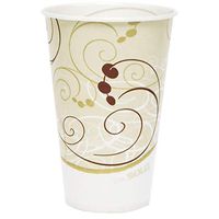Solo R12N-J8000 12 oz Symphany Waxed Paper Cold Cup (Case of 2000)