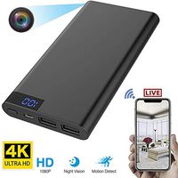 WiFi Hidden Spy Camera 1080P - Mini DV HD Cam Night Vision Mobile Activation Surveillance Camera Portable Digital PowerBank
