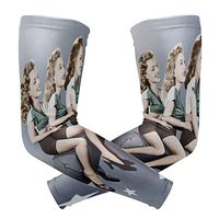 LEVEIS Three Women Sitting On A Rocket Arm Sleeves UV Protection for Men Women Sunblock Protective Gloves Running Golf Cycling Driving Long Arm Cover 1 Pair