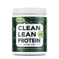 Nuzest Clean Lean Protein Functionals - Premium Vegan Protein Powder, European Golden Pea Protein, Dairy Free, Gluten Free, GMO Free, Naturally Sweetened, Vanilla Matcha, 20 Srv, 17.6 oz