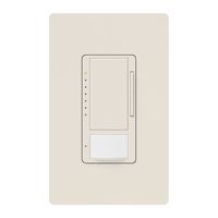 Lutron MS-OP600M-LA Maestro 600 Watt Multi-Location Dimmer with Occupancy Sensor, Light Almond