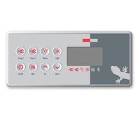 Gecko BDLTSC8GE1 TSC8GE1 Keypad and Overlay
