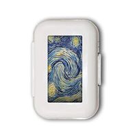 Van Gogh Pill Box,Pill Organizer Case for Purse Daily/Weekly Unique Design and Large Compartments Medicine Case, Pill Box for Pocket or Purse